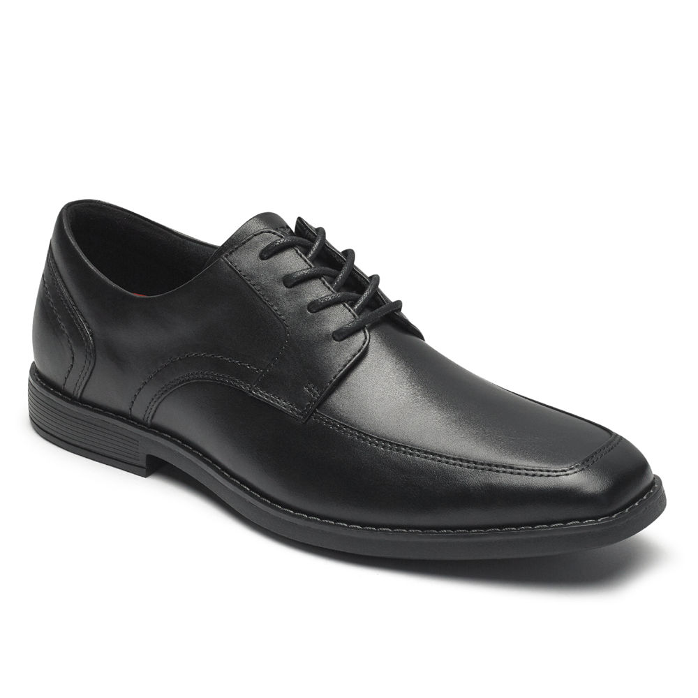 Rockport Oxfords Herr Svarta - Slayter Apron Toe - ALSIY0983
